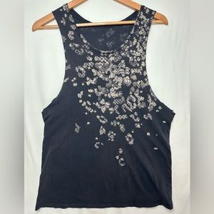 All Saints Vintage Raw Cut Vest (Tank Top) DISCONTINUED